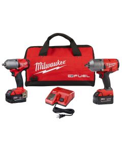 2-PC M18 FUEL 1/2" & 3/8" IMPACT WRENCH KIT