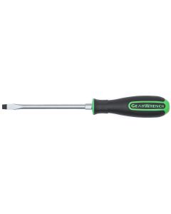 Slotted 3/16 in.x3 in. Screwdriver with Cabinet Tip (Green)