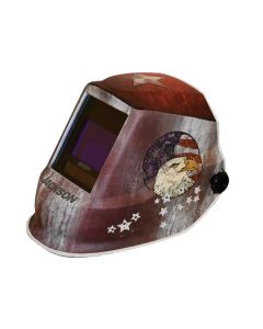 JCK47103 image(0) - Jackson Safety - Welding Helmet - Auto Darkening - Nylon - 3.94" x 2.36" Viewing Area - Shade 4/5-13 Variable ADF 1/1/1/1 - 370 Speed Dial Headgear - Freedom Graphics