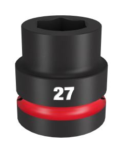 MLW49-66-6592 image(0) - SHOCKWAVE Impact Duty&trade; 1"Drive 27MM Standard 6 Point Socket