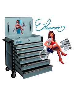 Sunex Tools Full-Drawer Service Cart, Pin Up Girl Eleanor