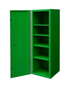 EXTDX192100SLGNBK image(0) - DX 19 x 21 Locker 4 Shelves,Green w/Black Handle