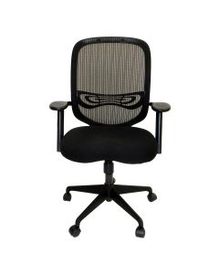 LDS1010387 image(0) - ShopSol Chair, Office Mesh back w/ Fabric Seat