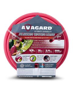 BLBAVGW5875 image(0) - BluBird Avagard Rubber Water Hose Assembly 5/8" x 75'