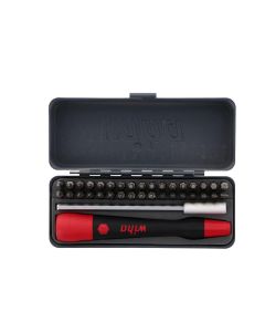 WIH75958 image(0) - Wiha Tools GoBox Mico Bit Set 36 Piece, 1.1", 28mm, 4mm hex drive.