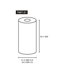 Astro Pneumatic 1-3/4" ID x 2" OD x 3-3/4" L Adapter