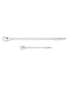 KDT81271 image(0) - GearWrench 2 Piece Set 120XP Extra Long Handle Ratchets 1/4