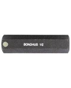 BND43613 image(0) - Bondhus Corp. Hex Bit w/1/2" Dr Skt 5/16"x6"
