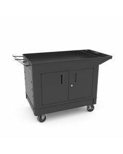 LUXXLC11C1 image(0) - Luxor Industrial Work Cart with Locking Cabinet