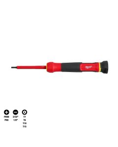 MLW48-22-2217 image(0) - Milwaukee Tool 8-in-1 1000V Insulated Precision Multi-Bit Screwdriver