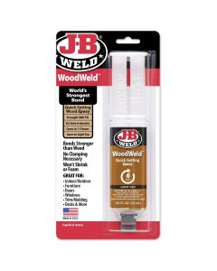 JBW50151 image(0) - J B Weld J-B Weld 50151 WoodWeld Epoxy Syringe - 25 ml.