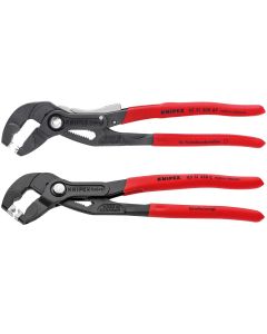 KNP9K0080135US image(0) - KNIPEX 2 Pc. Hose Clamp and Click Clamp Set
