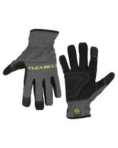 LEGGH100XL image(0) - Legacy Manufacturing Flexzilla&reg; High Dexterity Utility Gloves, Synthetic Leather, Black/Gray, XL