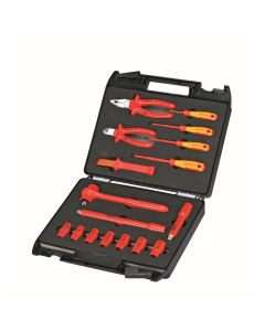 KNP989911 image(0) - 17-Piece Tool Kit with Insulated Tools for Working