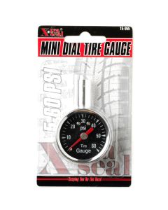 XSL15-955 image(0) - X-tra Seal MINI DIAL TIRE GAUGE, CARDED