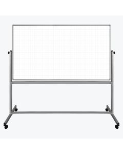LUXMB7240LB image(0) - Luxor 72 x 40 Mobile Double-Sided Grid Board