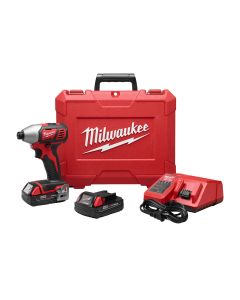 Milwaukee M18 1/4 in. Hex Impact Driver w/ (2) Batteries Kit