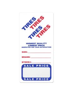 PETFB-P9943-79 image(0) - Petoskey Plastics Adhesive Tire Label - 500 per Roll