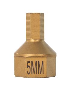 MAY16135 image(0) - Mayhew 5 MM Metric Hex Dual Drive Bit, 7/16" Drive