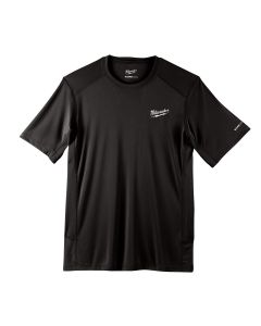 MLW414B-S image(0) - Milwaukee Tool WORKSKIN LIGHT SS SHIRT - BLACK S