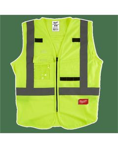 MLW48-73-5024 image(1) - Class 2 High Visibility Yellow Safety Vest - 4XL/5XL
