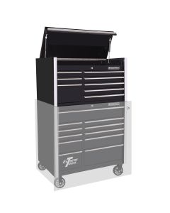 EXTRX412508CHBK image(0) - Extreme Tools Extreme Tools 41" 8-Drawer Top Chest, Black