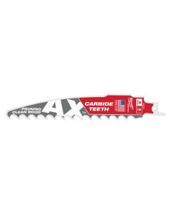 MLW48-00-5231 image(0) - 6" 3 TPI The AX with Carbide Teeth for Pruning & Clean Wood SAWZALL&reg; Blade 1PK