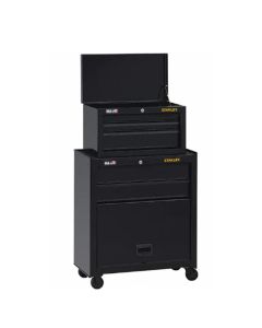 SNLSTST22656BK image(0) - Black & Decker Stanley 5-Drawer Chest and Cabinet, 26.5 i