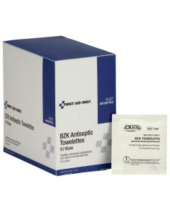 FAOH307 image(0) - First Aid Only BZK Antiseptic Wipes 50/box