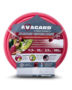 BLBAVGW5825 image(0) - BluBird Avagard Rubber Water Hose Assembly 5/8" x 25'