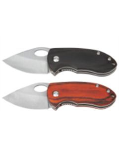 WLMW9370 image(0) - Wilmar Corp. / Performance Tool Northwest Trail 2pk Wood Handle Pocket Knives