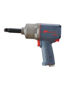 IRT2235QTIMAX-2 image(0) - Ingersoll Rand 1/2 Inch Air Impact Wrench, 2 Inch Ext Anvil, Quiet, 1300 ft-lb Torque, Titanium Hammercase, Friction Ring Retainer, Pistol Grip