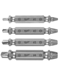 MLW49-57-9001 image(1) - Milwaukee Tool M2 Steel Screw Extractor Set 4PC