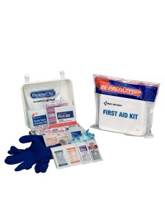 FAO7107 image(0) - First Aid Only Travel First Aid Kit 68 Piece Plastic Case