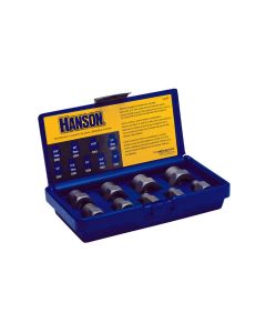 HAN54009 image(1) - Hanson BOLT EXTRACTOR SET 9PC 1/4"-3/4" W3/8" DRIVE