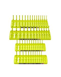 Hansen Global Hi-Viz 4-Pack Soc Holder, Yellow