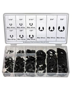 KTI00072 image(0) - K Tool International 300-pc E-Clip Assortment Kit