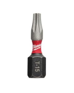 MLW48-32-4734 image(0) - Milwaukee Tool SHOCKWAVE Impact Torx T15 Insert Bits (Bulk 25)