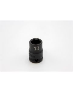 VIMIMPM613 image(0) - VIM Tools 13 mm X 3/8 Inch Drive CR-MO Impact Socket - Shallow