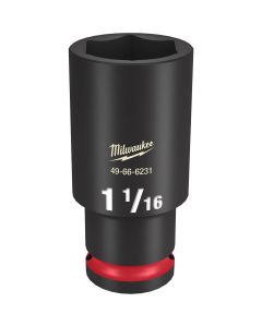 MLW49-66-6231 image(0) - SHOCKWAVE Impact Duty&trade; 1/2"Drive 1-1/16" Deep 6 Point Socket