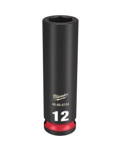 MLW49-66-6154 image(0) - SHOCKWAVE Impact Duty&trade; 3/8"Drive 12MM Deep 6 Point Socket