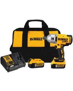 DeWalt 20V MAX XR Brushless High Torque 3/4 in. Drive Impact Wrench w/ Hog Ring Retention Pin Anvil