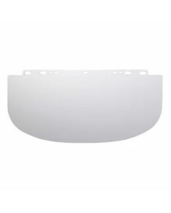 SRW29087 image(0) - Jackson Safety Jackson Safety - Replacement Windows for F20 Polycarbonate Face Shields - Clear - 8" x 15.5" x .060" - Shape D - Unbound - (12 Qty Pack)