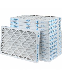 MRO40102790 image(0) - 16 x 25 x 2", MERV 8, 35&#37; Efficiency, Wire-Backed Pleated Air Filter - Case of 12