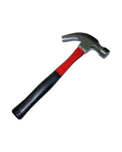 KTI71772 image(0) - K Tool International 20 oz. Claw Hammer with Fiberglass Handle