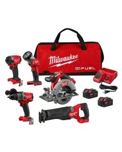 MLW3697-25 image(0) - Milwaukee Tool M18 FUEL 5-Tool Combo Kit