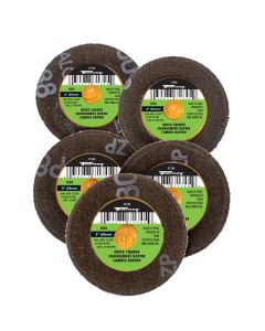 FOR71602 image(0) - Forney Industries Quick Change Sanding Disc, 80 Grit, 2 in (5-pack of Forney 71745)