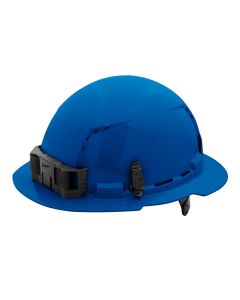 MLW48-73-1225 image(0) - Blue Full Brim Vented Hard Hat w/6pt Ratcheting Suspension - Type 1, Class C