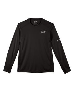 MLW415B-S image(0) - Milwaukee Tool WORKSKIN LIGHT LS SHIRT - BLACK S