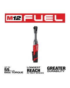 MLW2560-21 image(1) - Milwaukee Tool M12 FUEL 3/8" Extended Reach Ratchet Kit